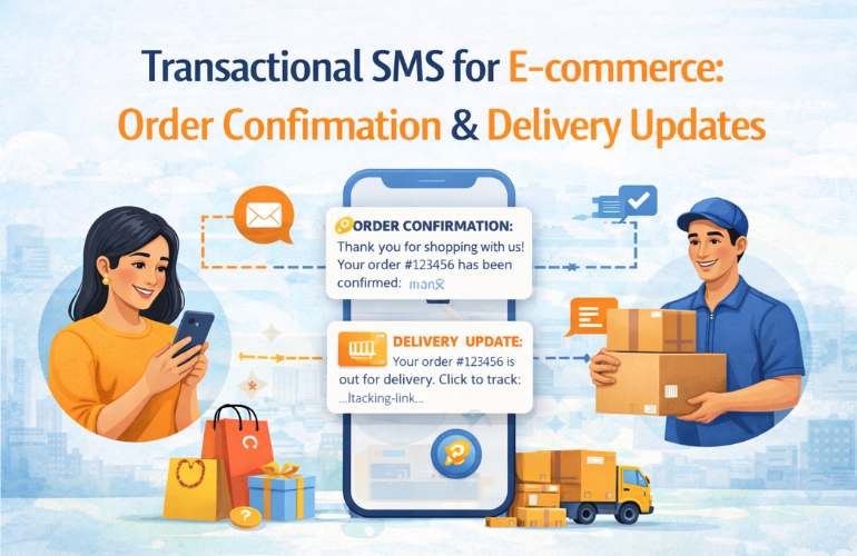 Transactional SMS for E-commerce: Order Confirmation & Delivery Updates